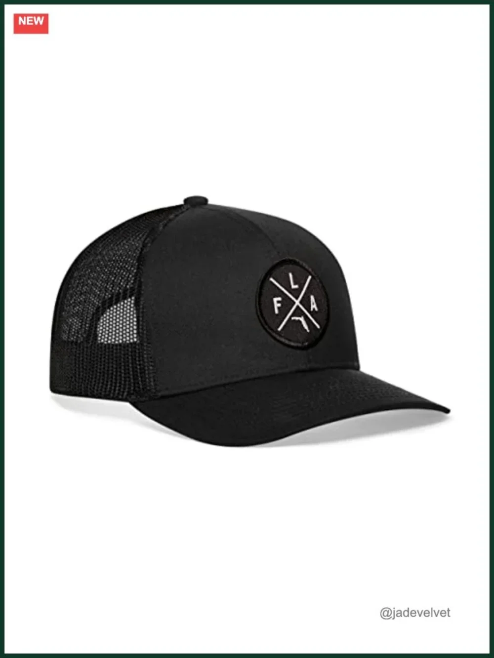 Adjustable Mesh Snapback Trucker Hat, Unisex Outdoor Golf Cap with Embroidery